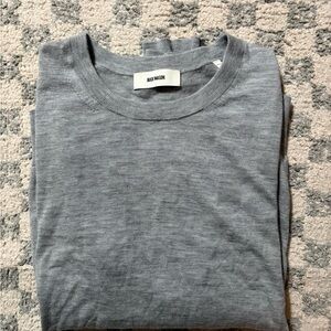 Buck Mason Gray Cashmere Sweater